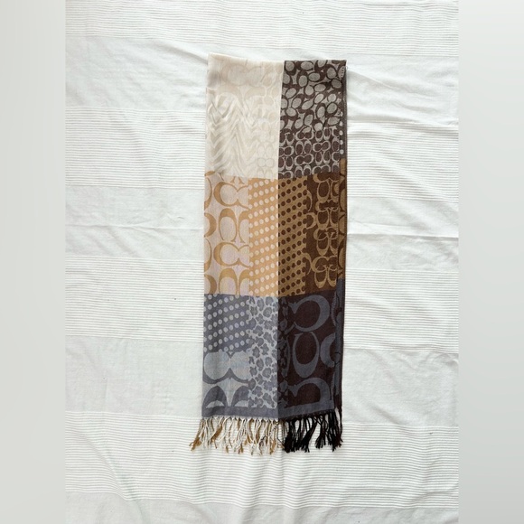 Coach Pattern Patch Monogram Scarf - Picture 7 of 12
